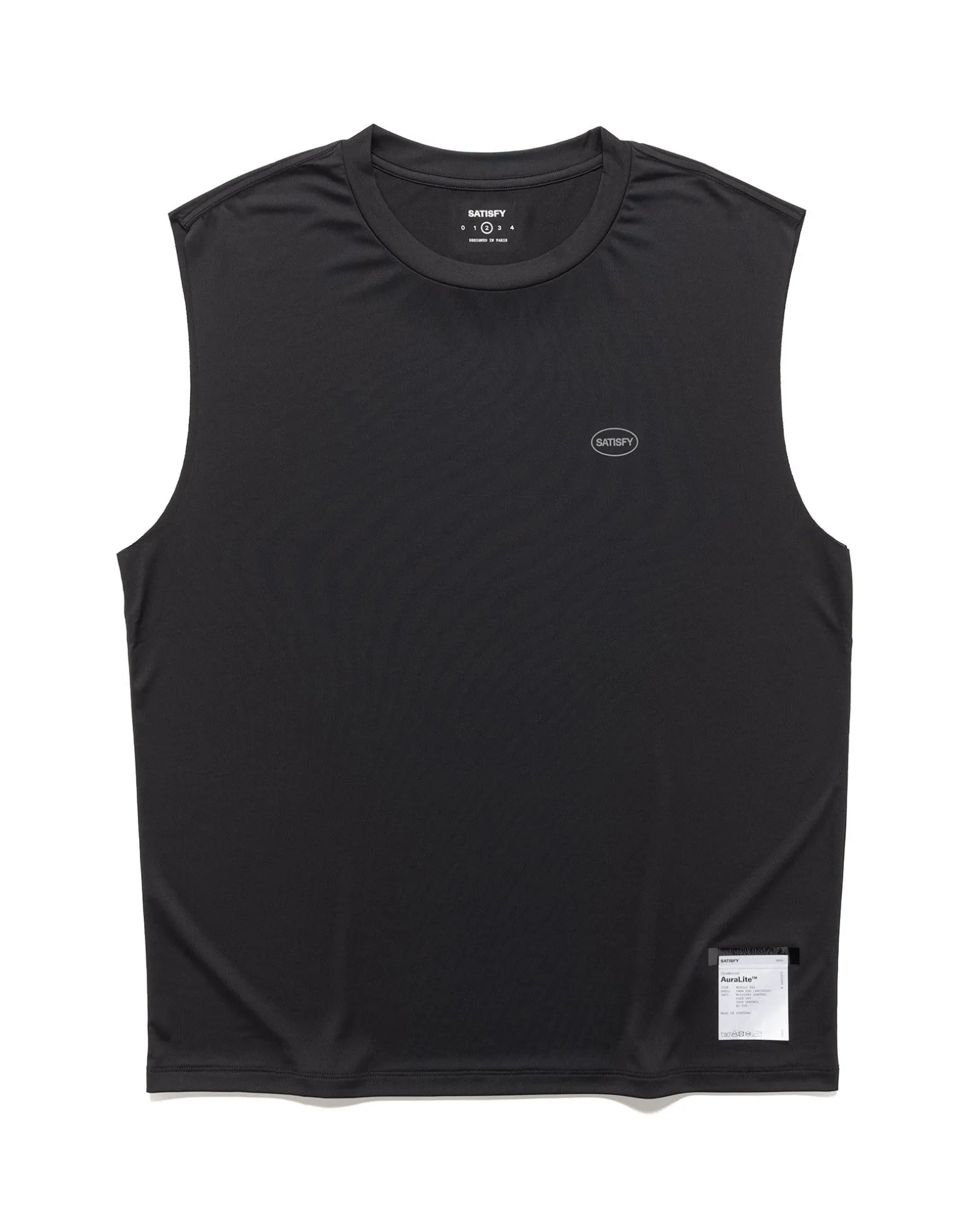 Auralite Muscle Tee Black