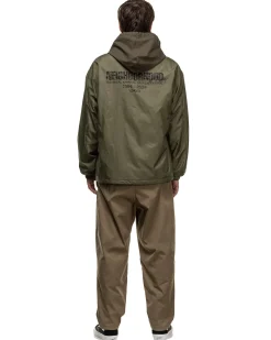 Baggysilhouette Easy Pants Olive Drab