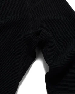 Base Crewneck-Flatback Thermal Cotton Black