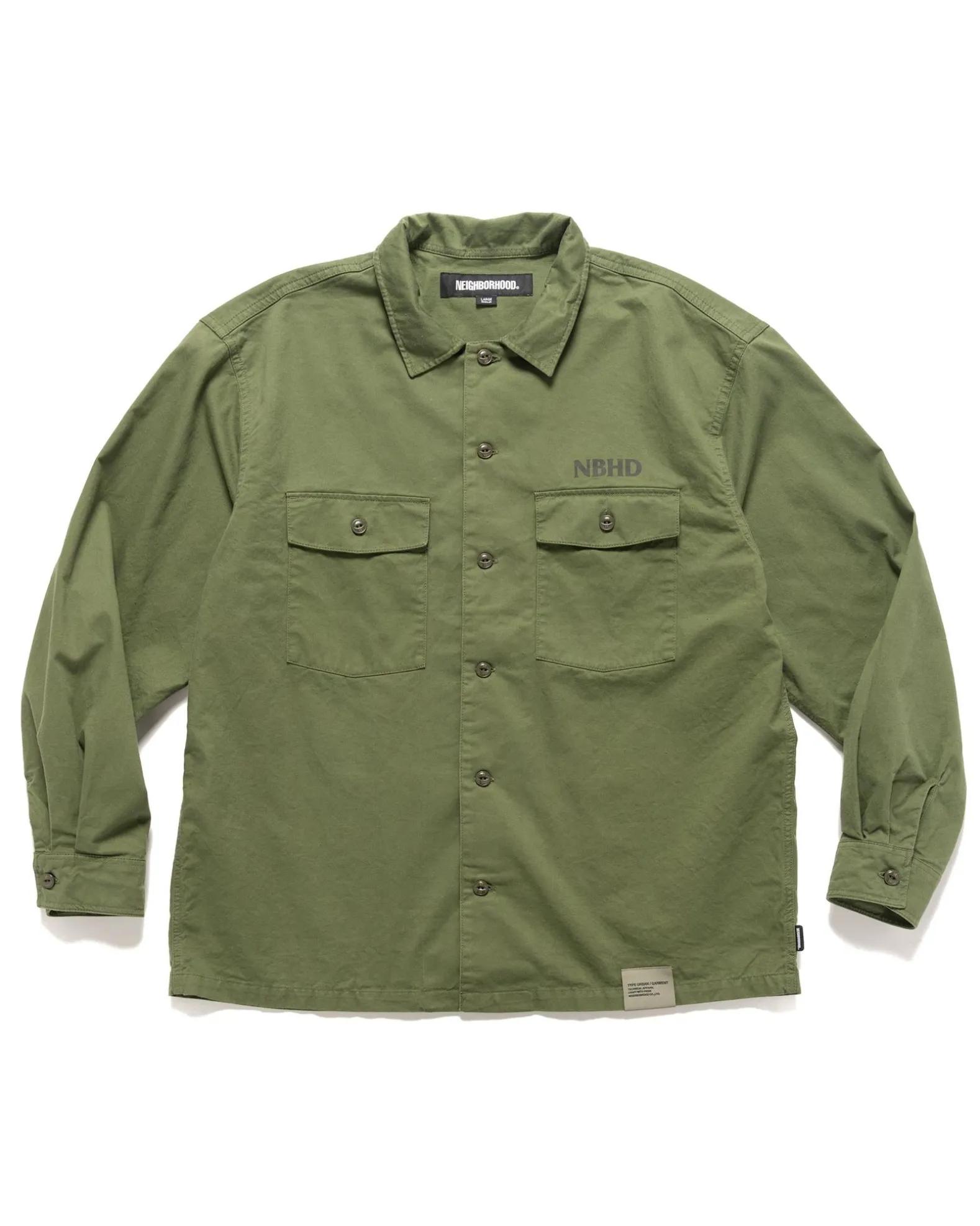 Bdu Shirt Ls Olive Drab