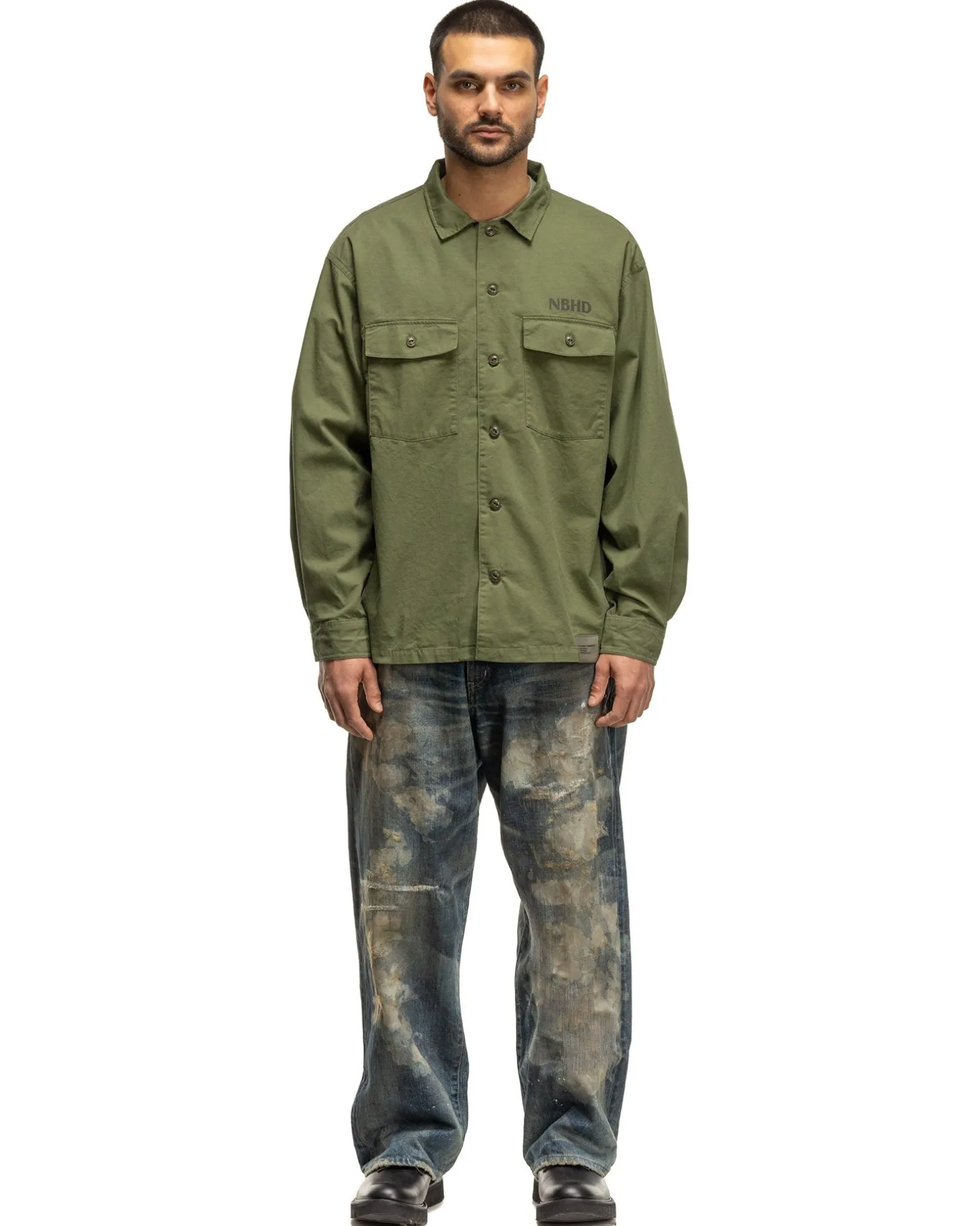 Bdu Shirt Ls Olive Drab
