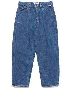 Blues Straight/Trousers/Cotton. Denim. Cacto Indigo