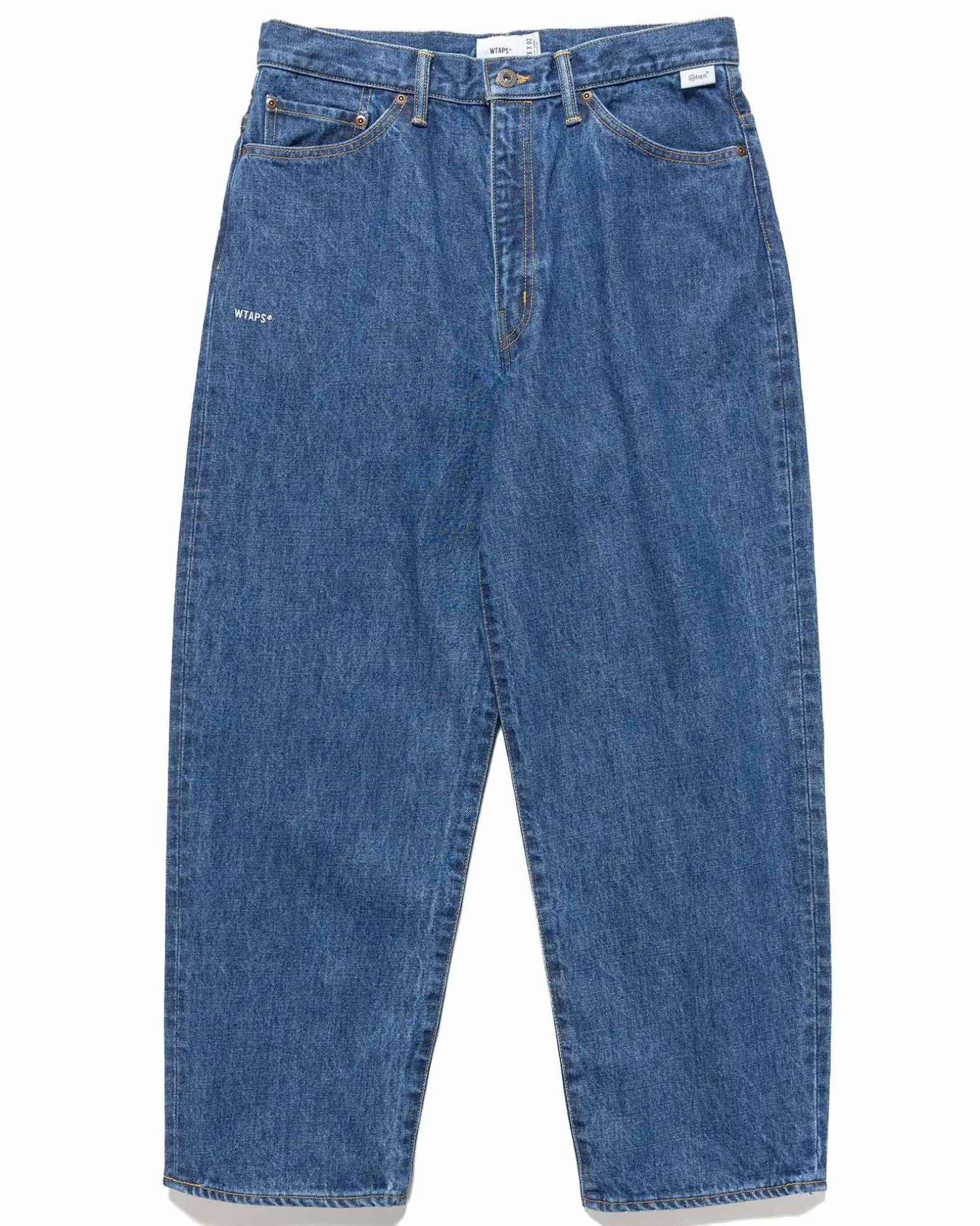 Blues Straight/Trousers/Cotton. Denim. Cacto Indigo