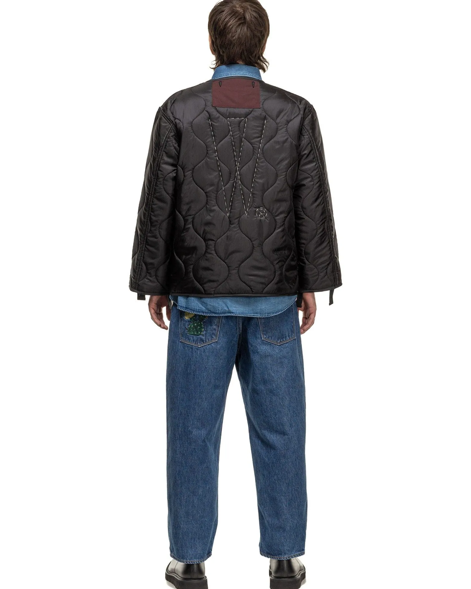 Blues Straight/Trousers/Cotton. Denim. Cacto Indigo