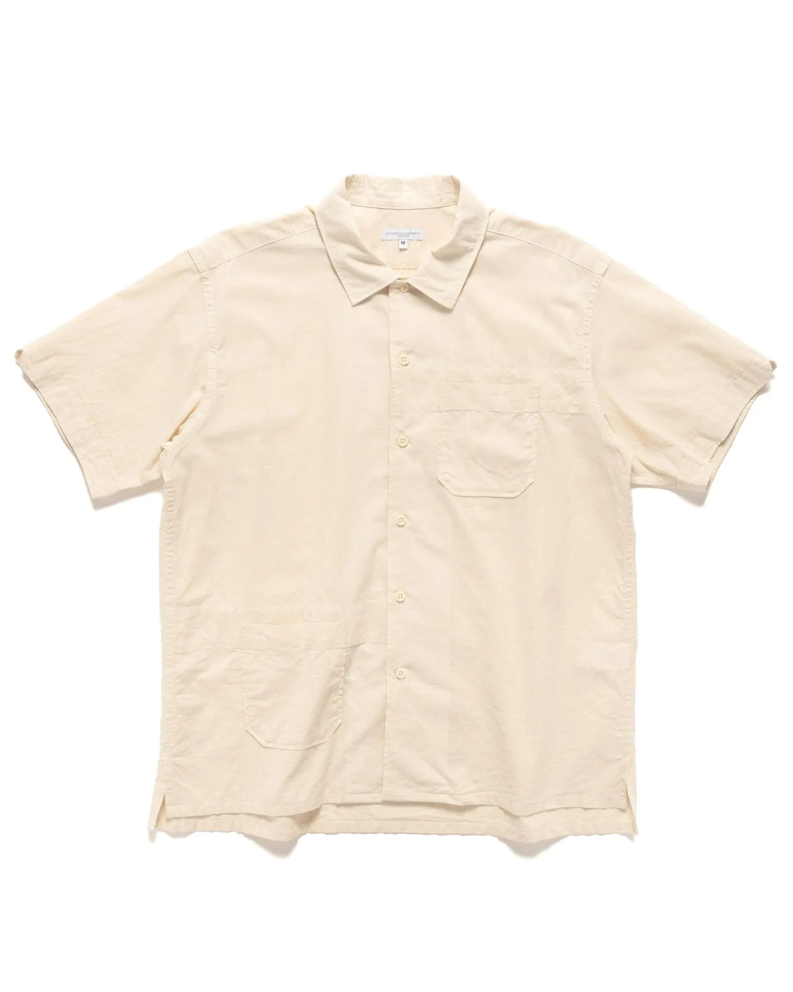 Camp Shirt Cotton Handkerchief Beige