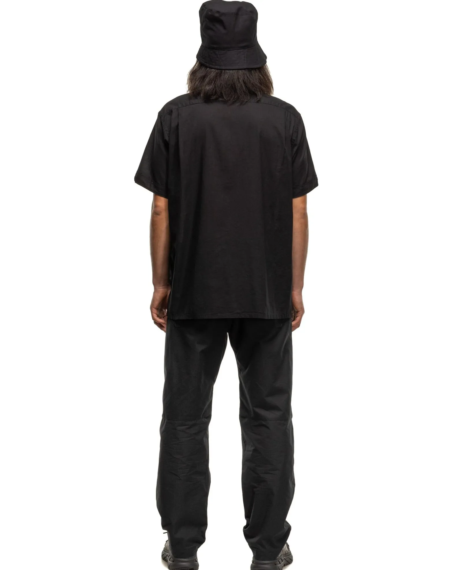 Camp Shirt Cotton Handkerchief Black