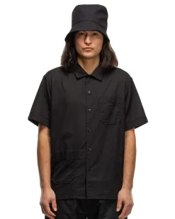 Camp Shirt Cotton Handkerchief Black