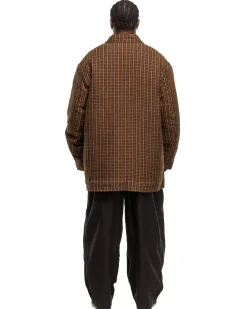 Car Coat-Ac/W Mall Tweed Black
