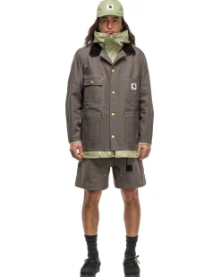 Carhartt Wip Reversible Duck Coat Grey/Green