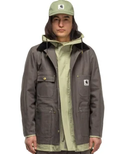 Carhartt Wip Reversible Duck Coat Grey/Green