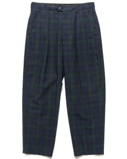 Carlyle Pant Cotton Linen Blackwatch