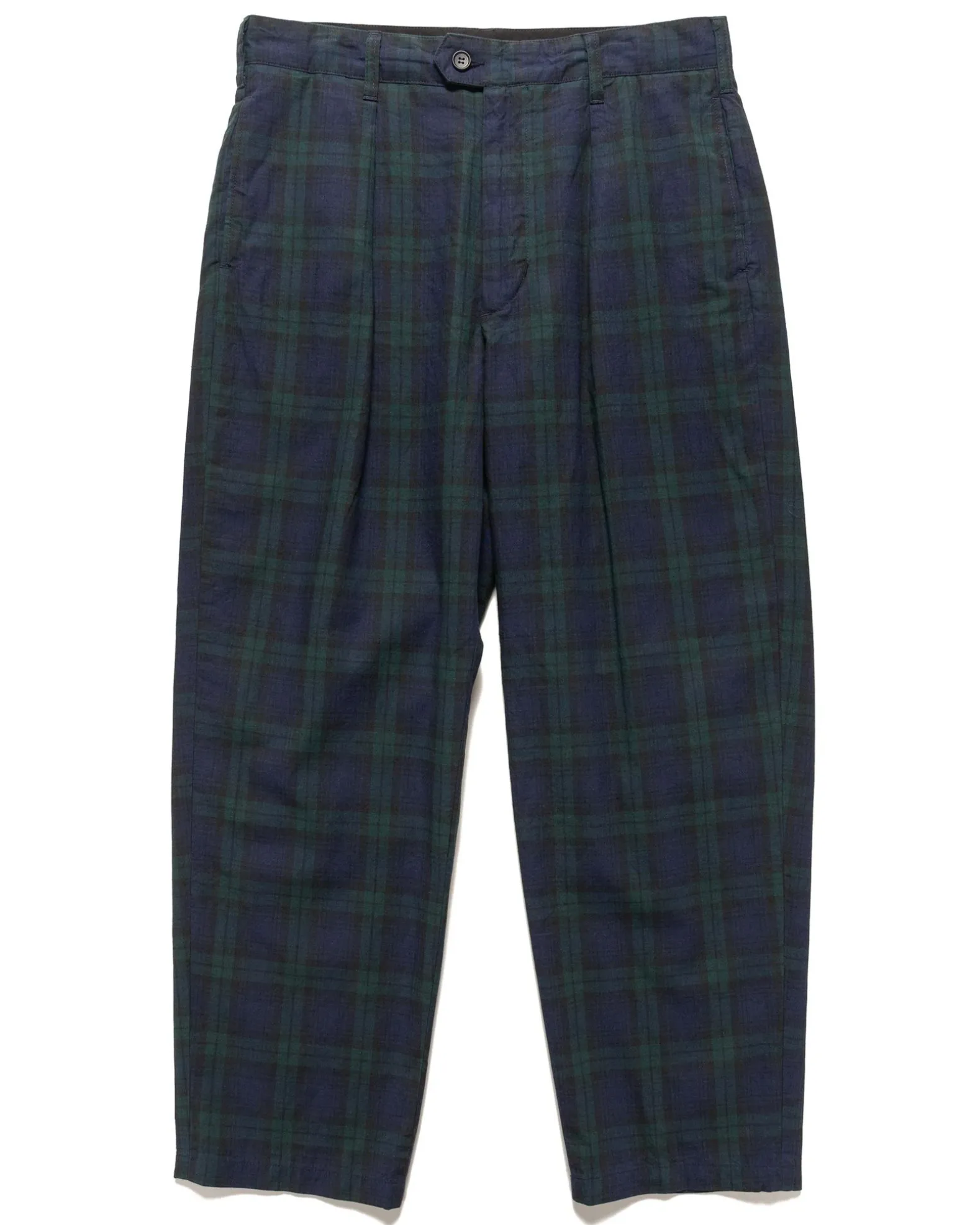 Carlyle Pant Cotton Linen Blackwatch