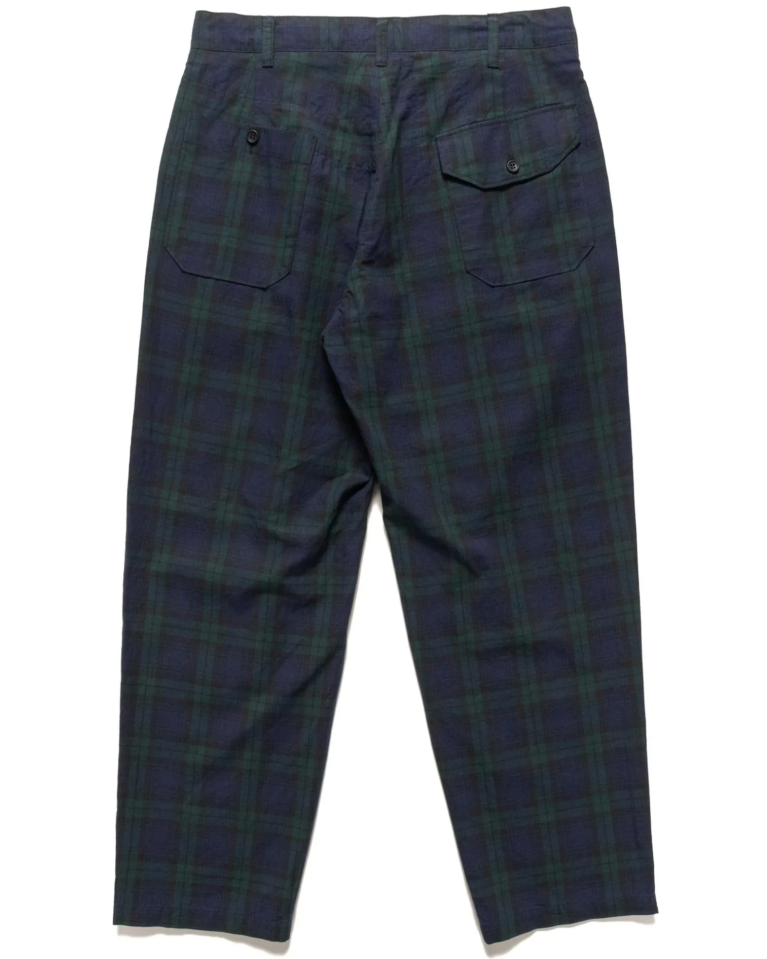 Carlyle Pant Cotton Linen Blackwatch