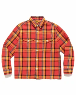 Check Shirt Orange