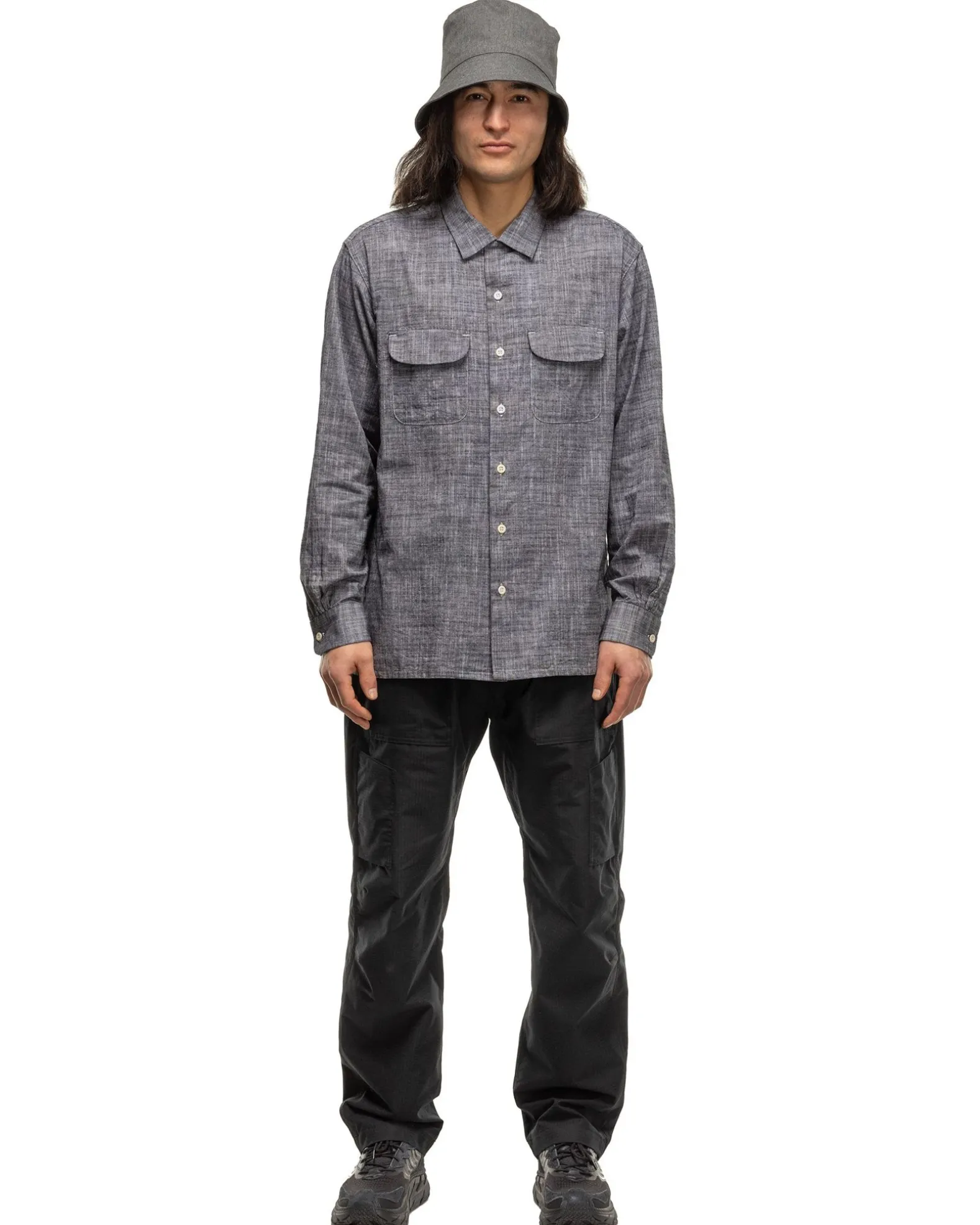 Classic Shirt Cotton Slab Black