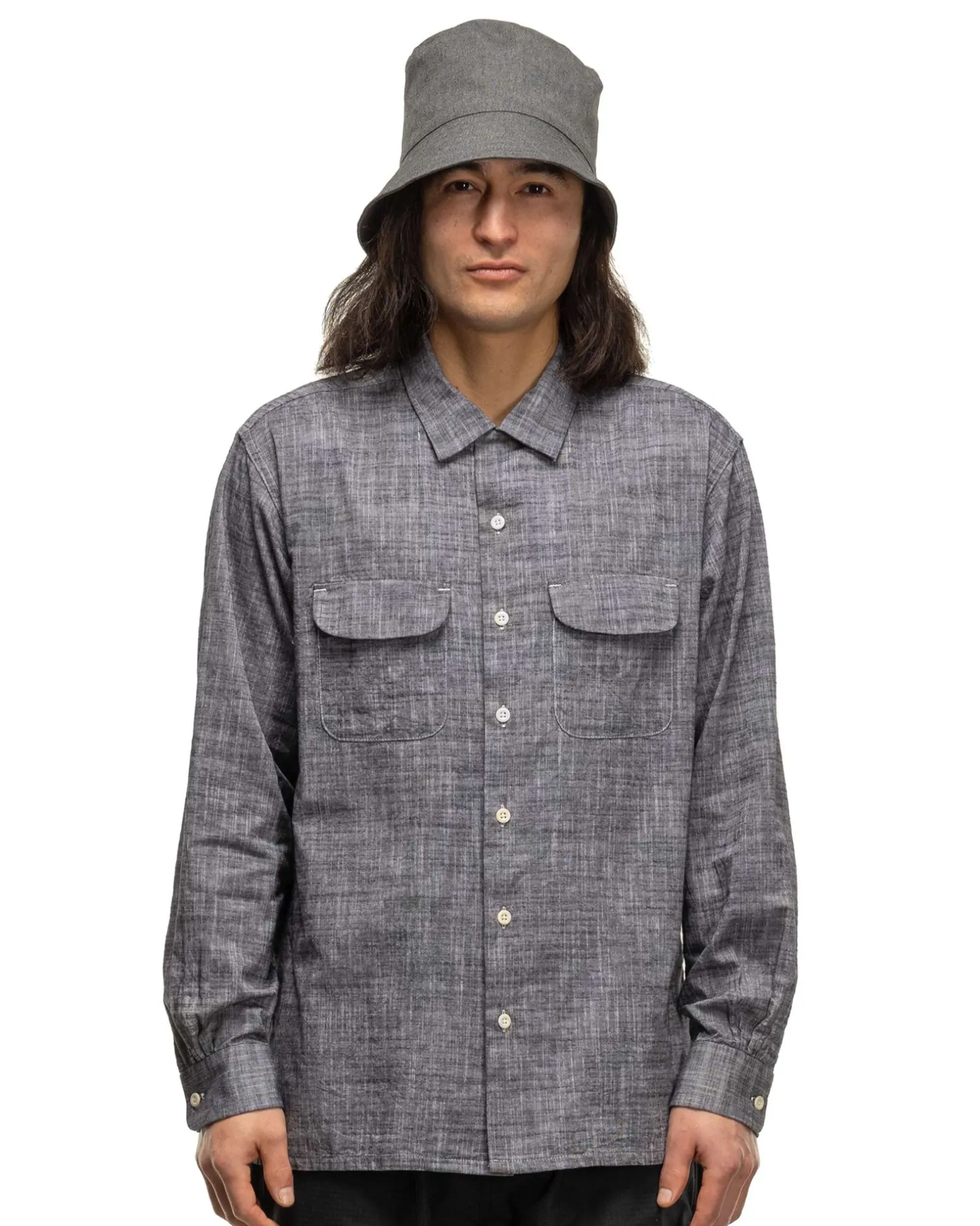 Classic Shirt Cotton Slab Black