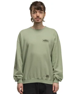 Classic Sweat Shirt Ls Sage Green