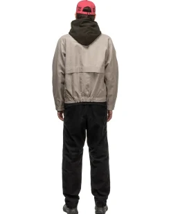 Collarless Jacket Beige
