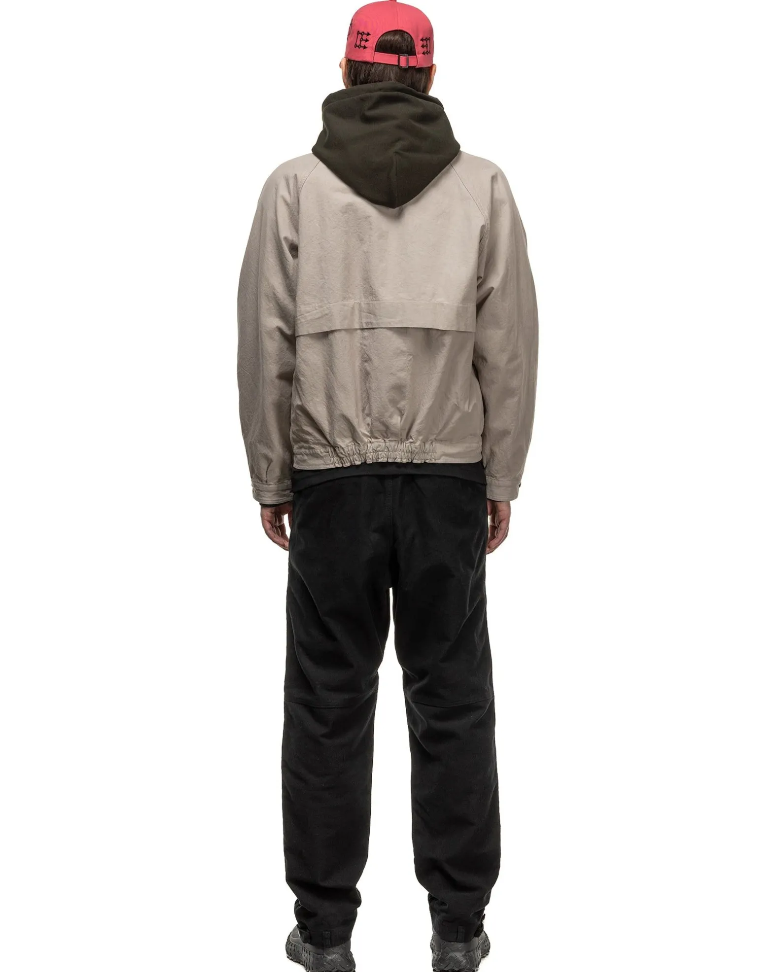 Collarless Jacket Beige