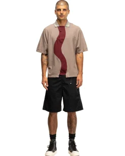 Combed Burberry Easy Shorts (Rainbowy) Black X Yellow