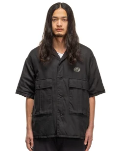 Cornet Down Shirt S/S Black