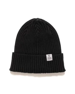 Cotton Rib Beanie Black