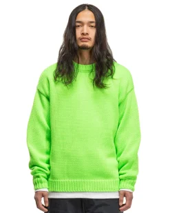 Crew Neck 01/Sweater/Poly. Green