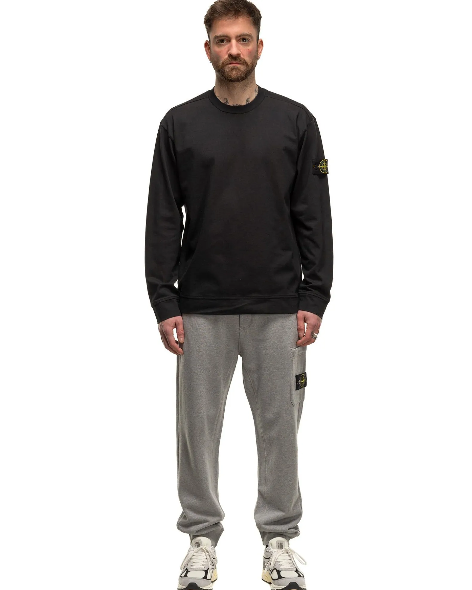 Crewneck Sweatshirt Black #01