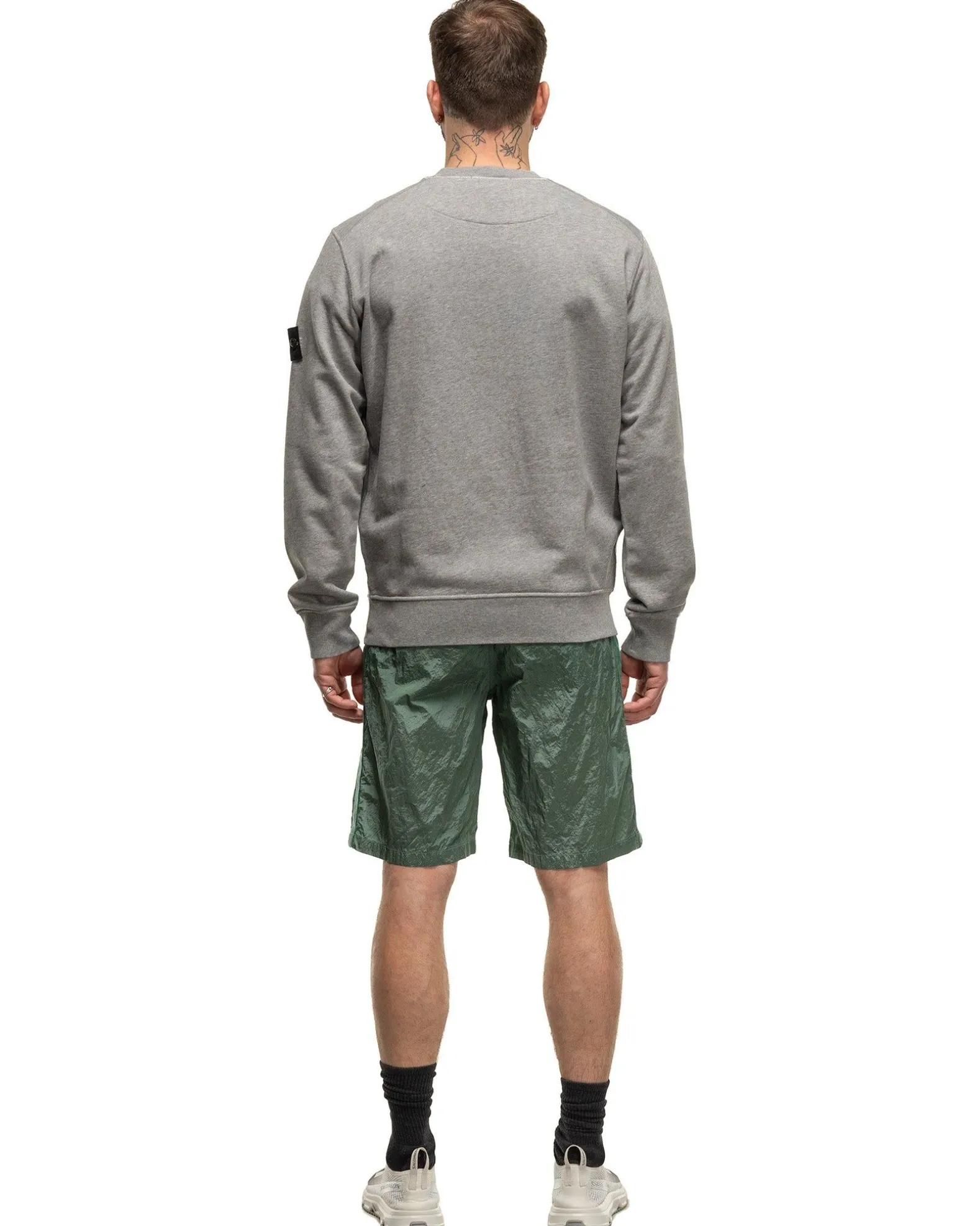 Crewneck Sweatshirt #02 Melange Grey