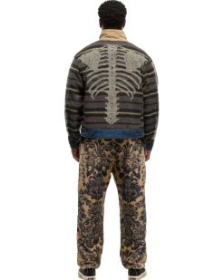 Damask Fleece Easy Pants Beige