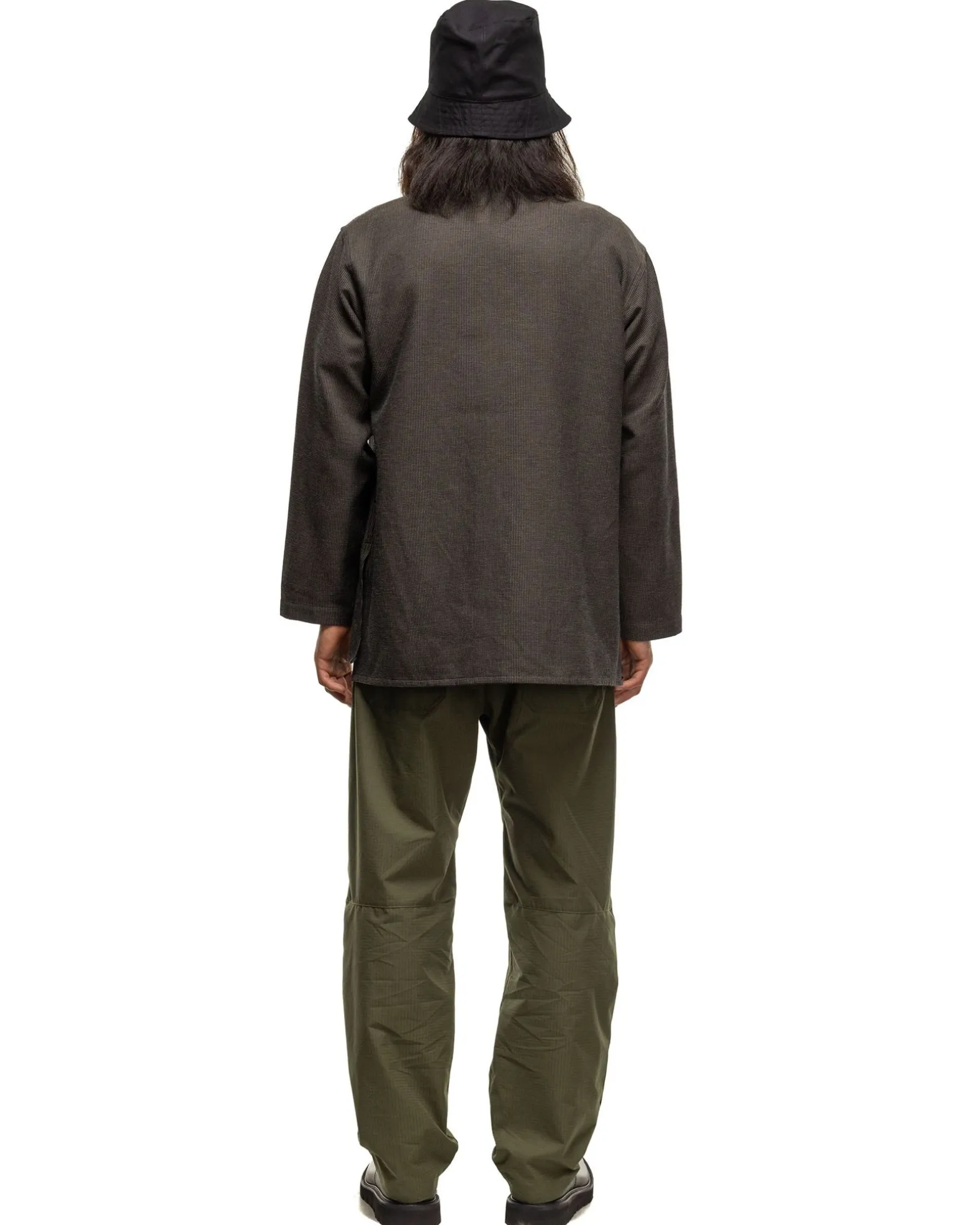 Dayton Shirt Cp Waffle Dark Brown