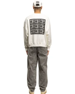 Degradation Crew Neck White