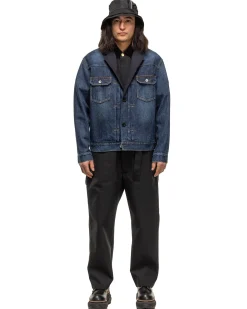 Denim Blouson Blue