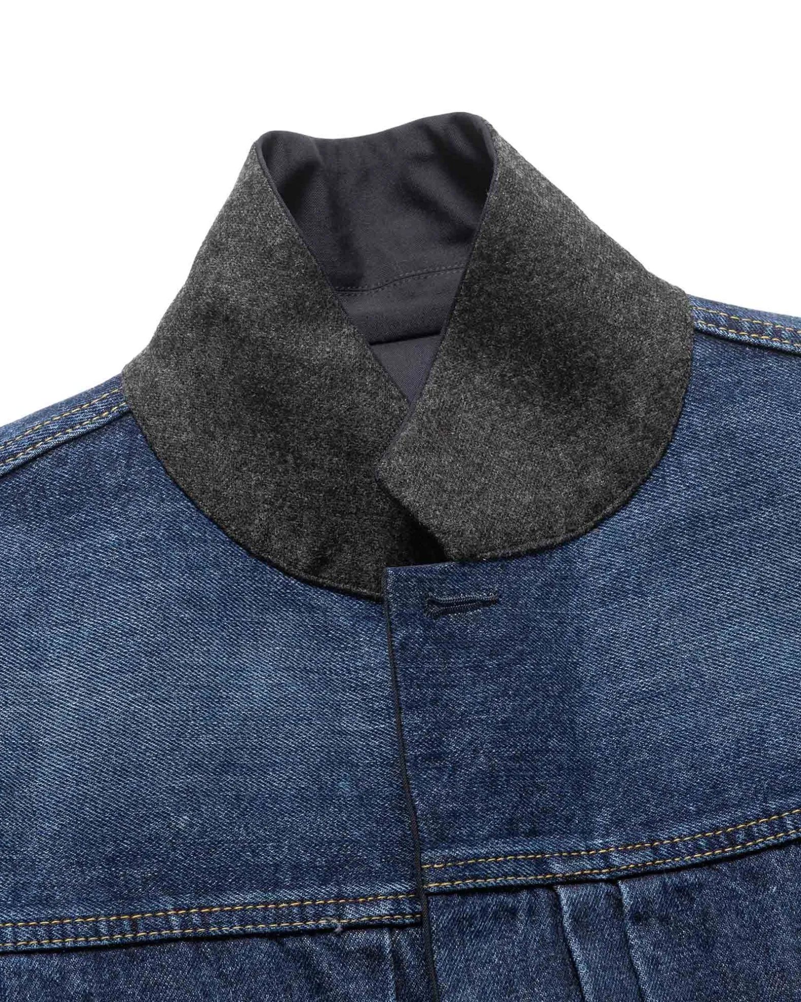 Denim Blouson Blue