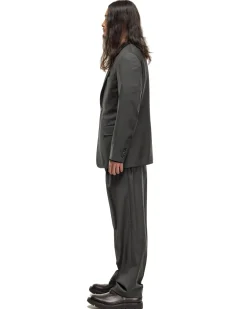 Double Pleated Trousers D-Khaki
