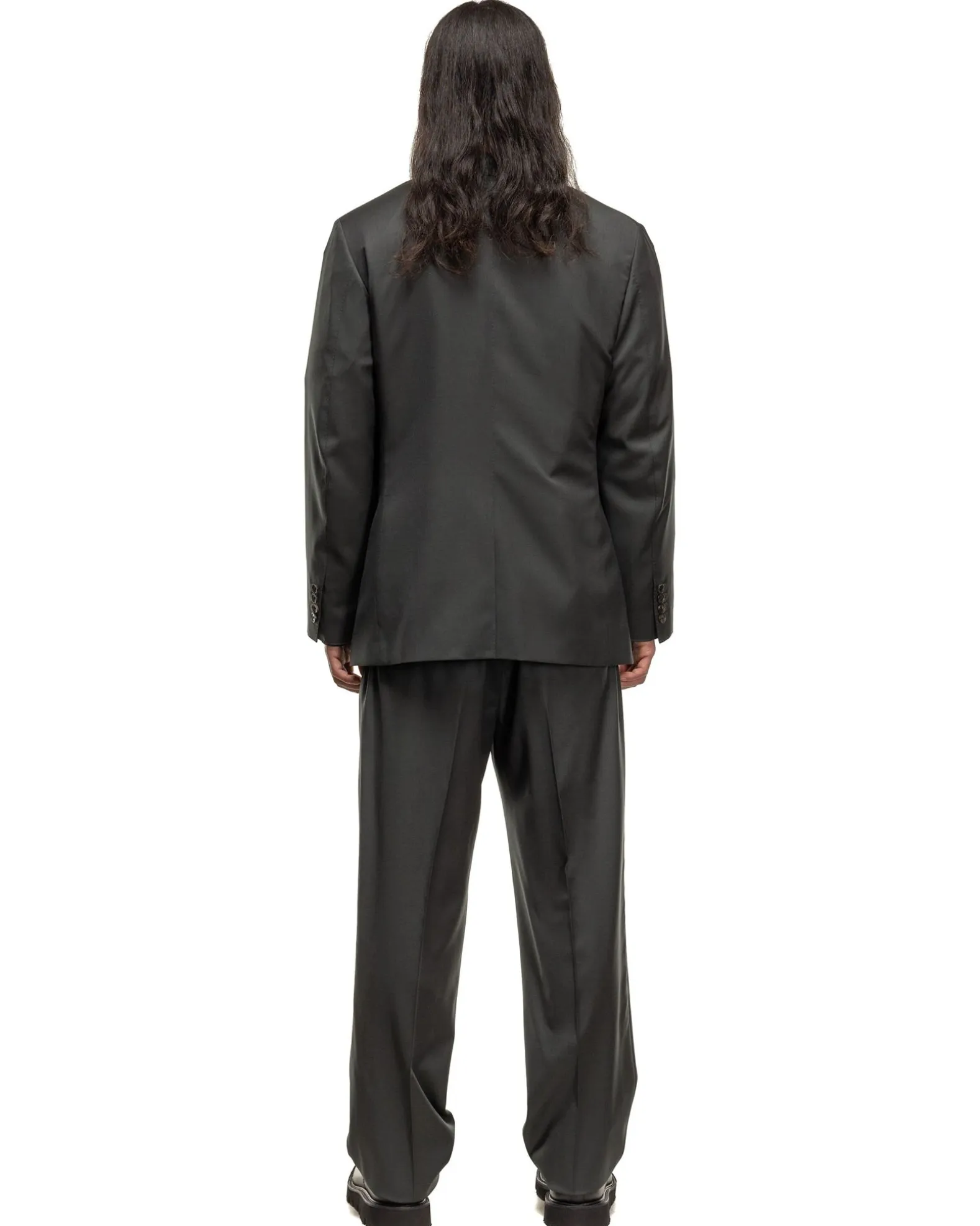 Double Pleated Trousers D-Khaki