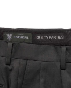 Double Pleated Trousers D-Khaki