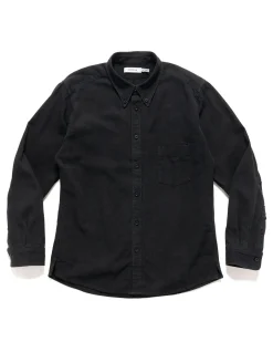 Dweller L/S B.D. Shirt C/L Oxford Black