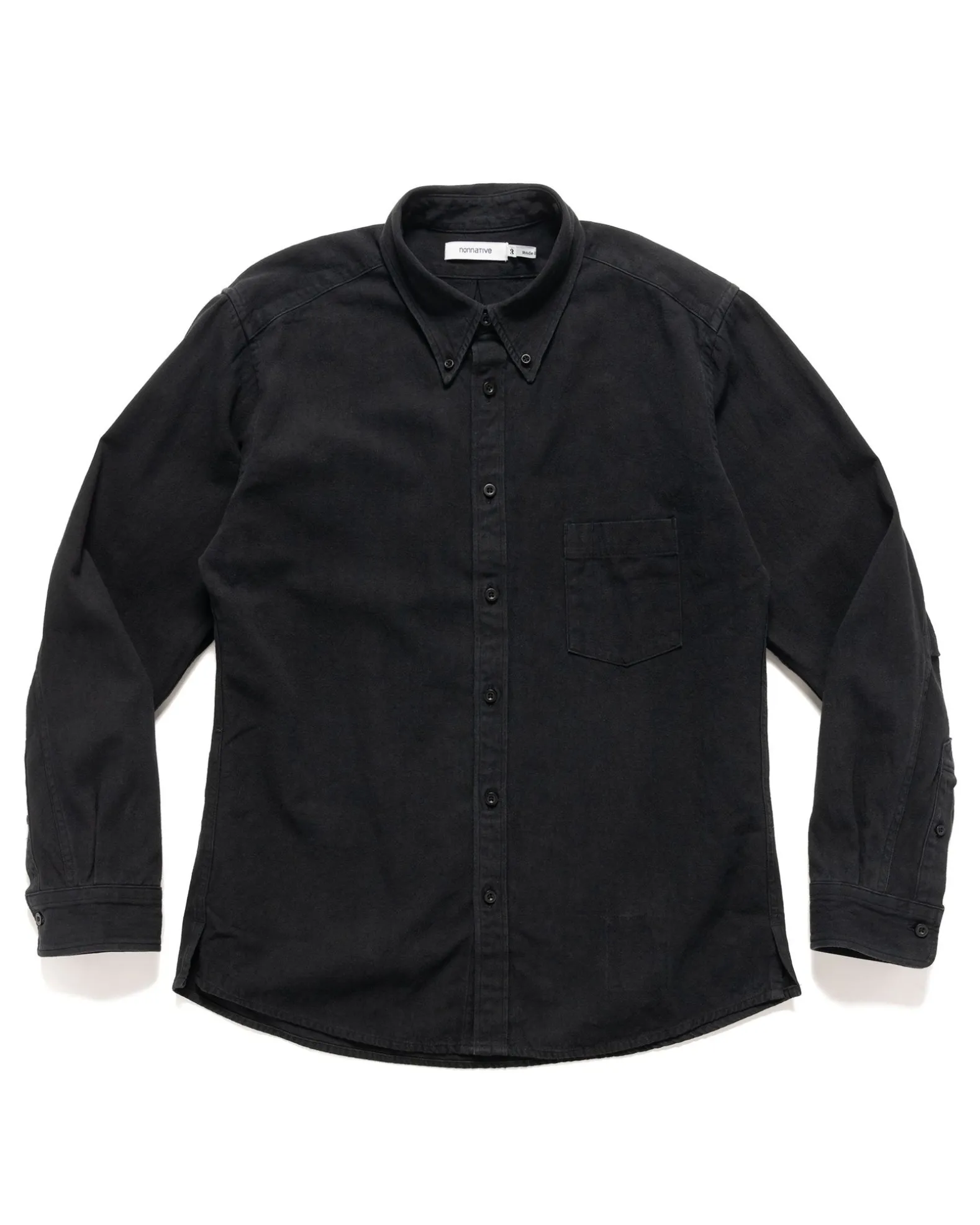 Dweller L/S B.D. Shirt C/L Oxford Black