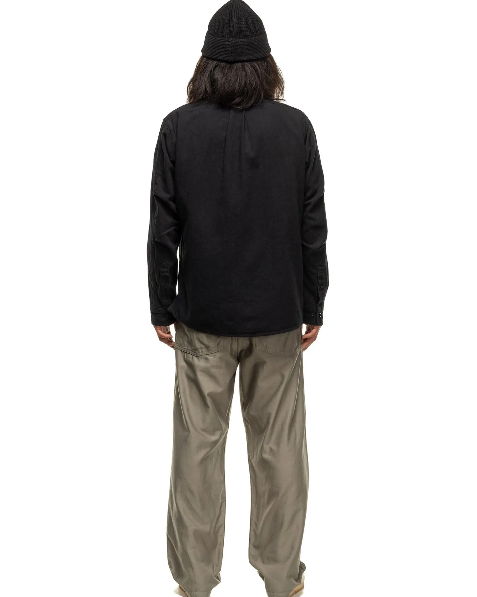Dweller L/S B.D. Shirt C/L Oxford Black