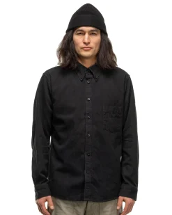 Dweller L/S B.D. Shirt C/L Oxford Black