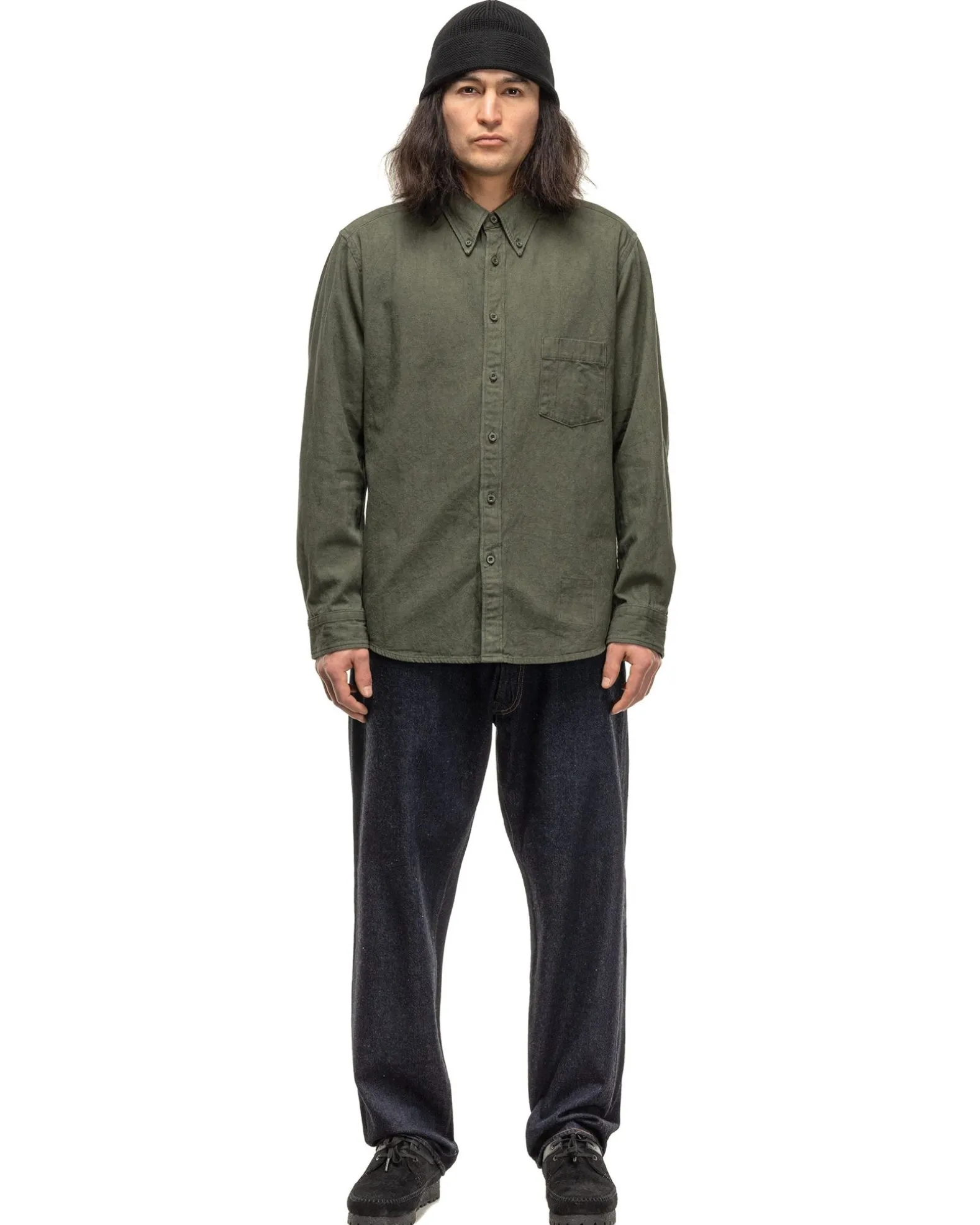 Dweller L/S B.D. Shirt C/L Oxford Olive