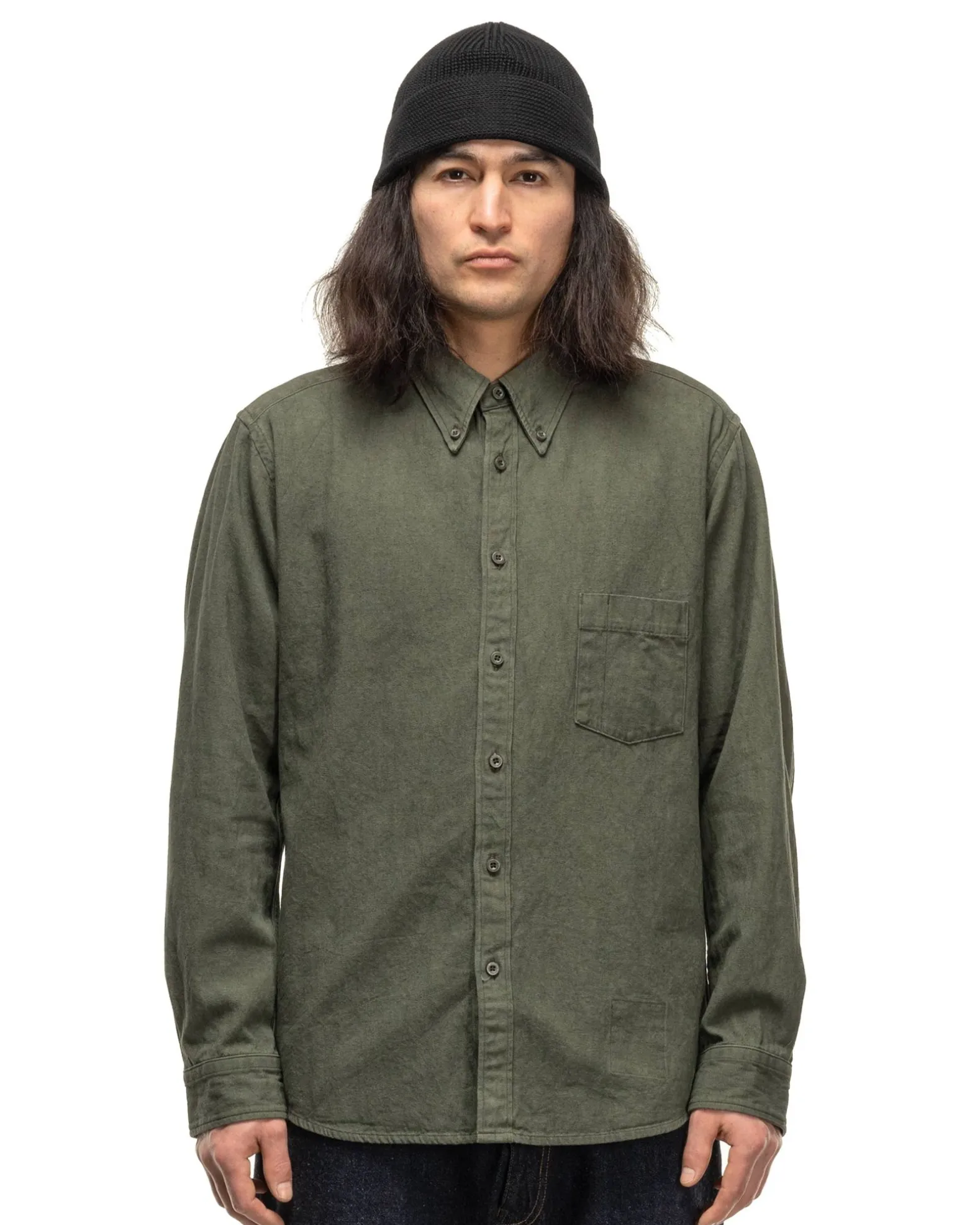 Dweller L/S B.D. Shirt C/L Oxford Olive