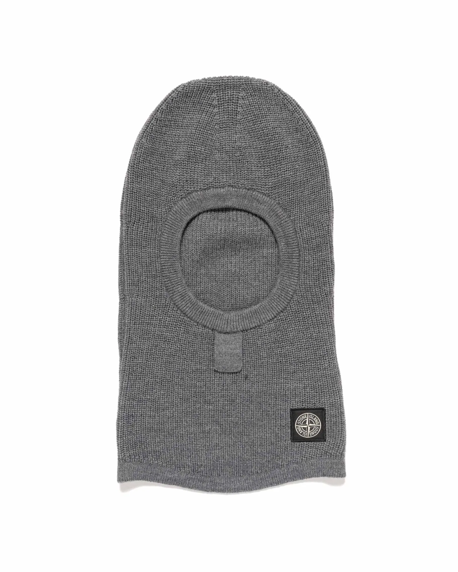 English Coast Wool Balaclava Melange Dark Grey