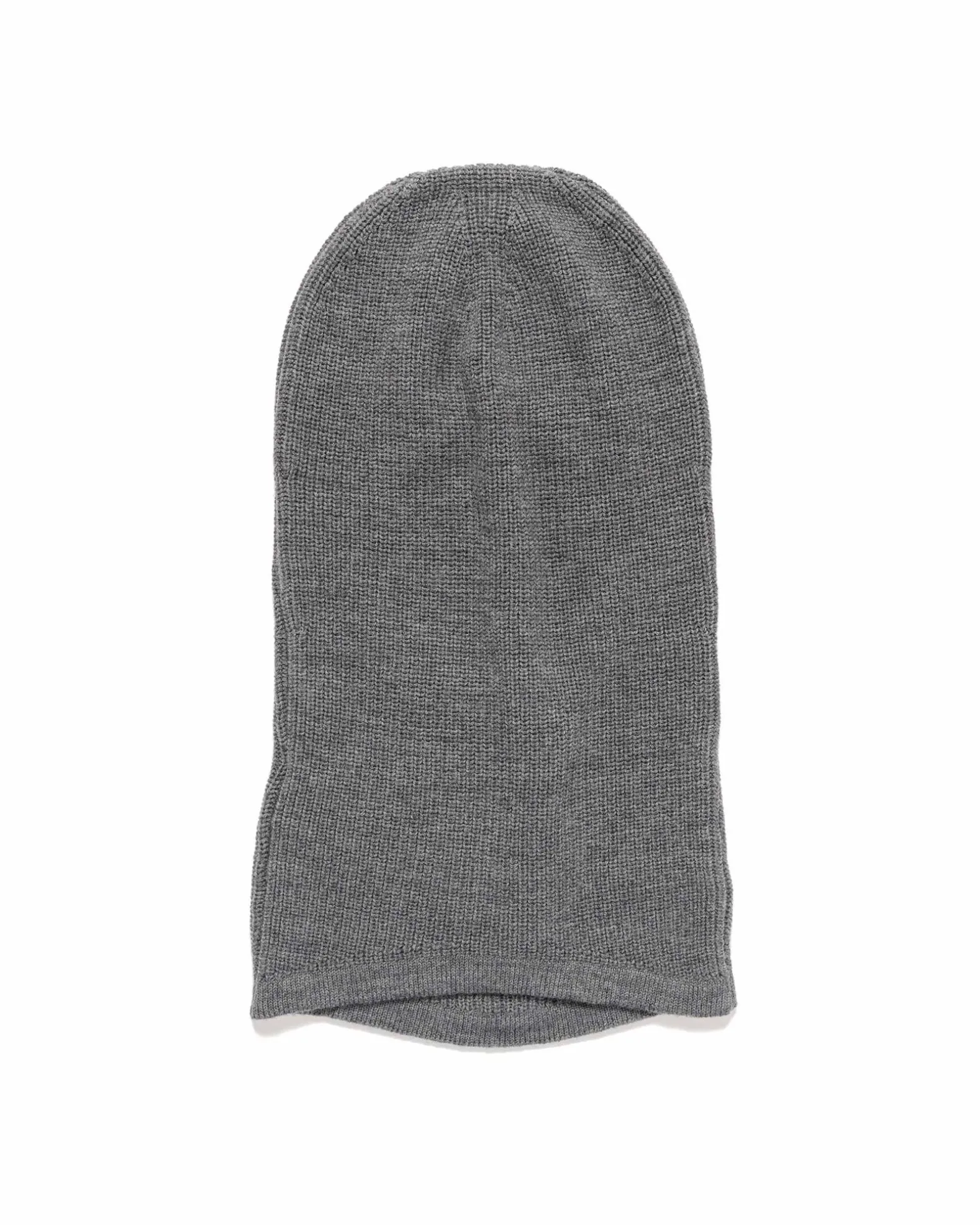 English Coast Wool Balaclava Melange Dark Grey
