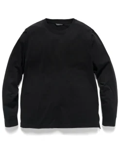 Excel Relaxed Fit T-Shirt L/S-Siro Cotton Jersey Black