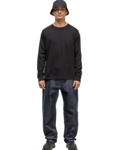 Excel Relaxed Fit T-Shirt L/S-Siro Cotton Jersey Black