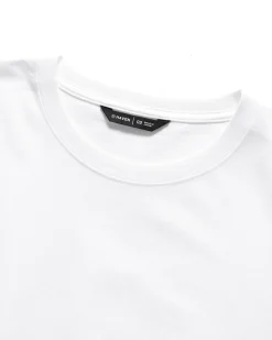 Excel Relaxed Fit T-Shirt L/S-Siro Cotton Jersey White