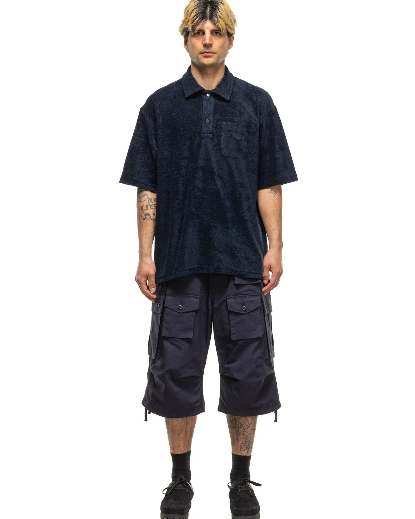 Fa Short Cotton Ripstop Dk Navy
