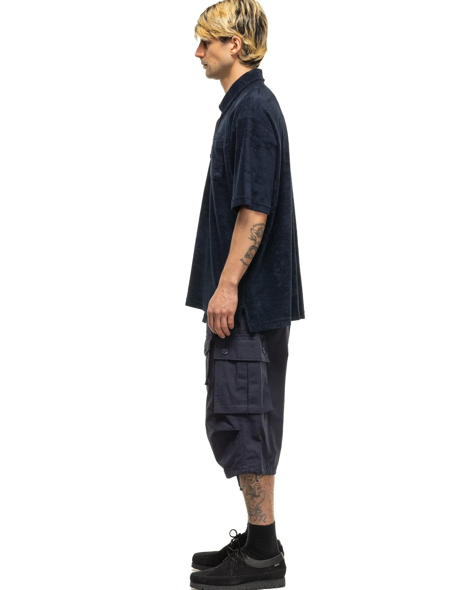Fa Short Cotton Ripstop Dk Navy